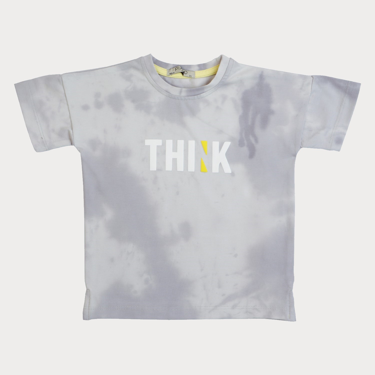 تیشرت ‏یکرو لایکرا ابر و بادی ‏دمپا چاک ‏دار