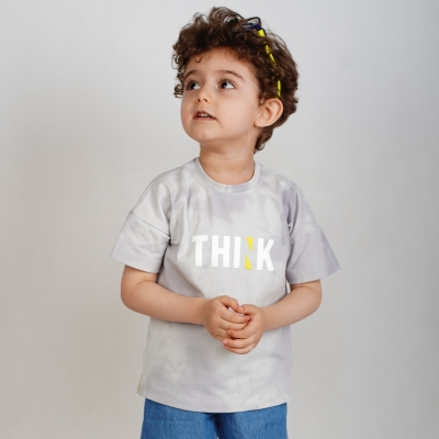 تیشرت ‏یکرو لایکرا ابر و بادی ‏دمپا چاک ‏دار