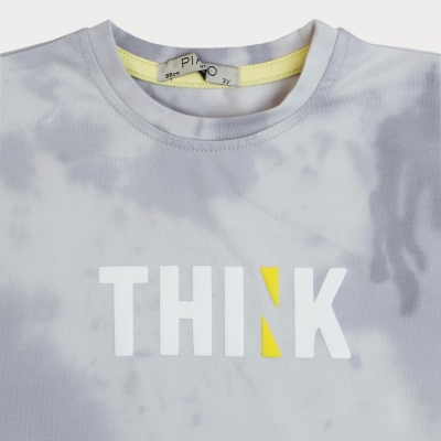 تیشرت ‏یکرو لایکرا ابر و بادی ‏دمپا چاک ‏دار