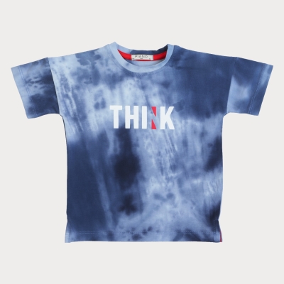 تیشرت ‏یکرو لایکرا ابر و بادی ‏دمپا چاک ‏دار