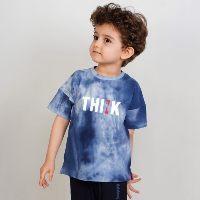 تیشرت ‏یکرو لایکرا ابر و بادی ‏دمپا چاک ‏دار