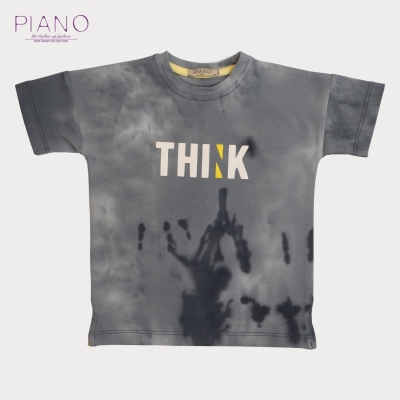 تیشرت ‏یکرو لایکرا ابر و بادی ‏دمپا چاک ‏دار