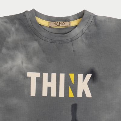 تیشرت ‏یکرو لایکرا ابر و بادی ‏دمپا چاک ‏دار