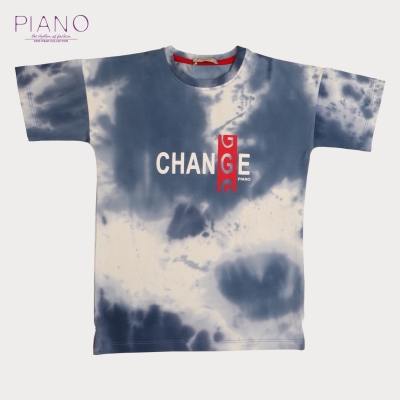 تیشرت ‏یکرو لایکرا ابر و بادی ‏دمپا چاک ‏دار