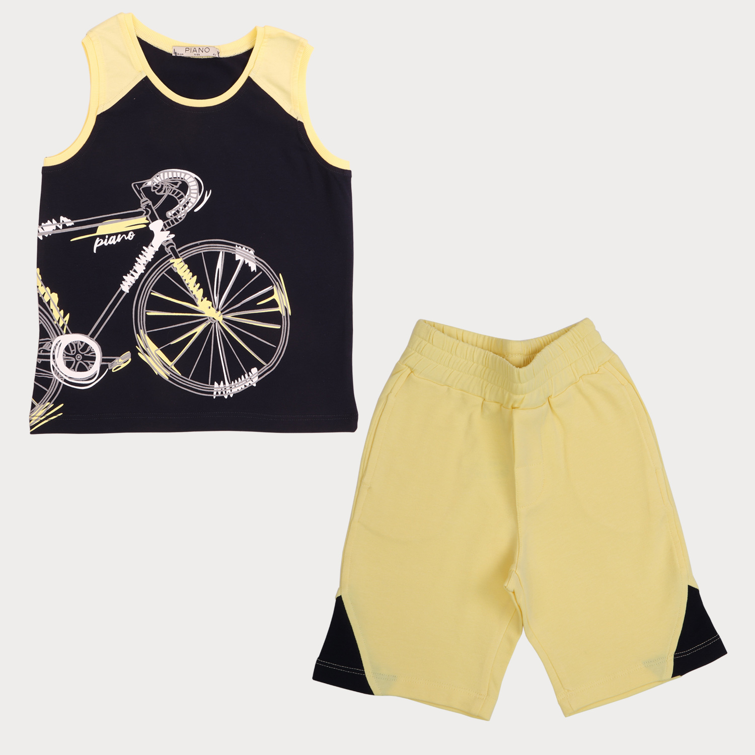 تاپ‏ و شلوارک‏ یکرو لایکرا و دورس ‏دو نخ