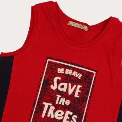 تاپ ‏یکرو اسلپ ‏برش‏ دار (ست با کد 1944)