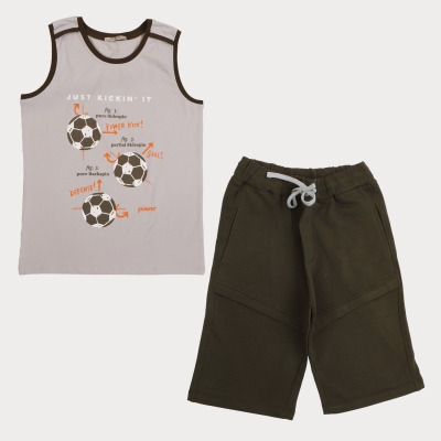 تاپ و شلوارک‏ یکرو لایکرا‏ و دورس ‏دو نخ