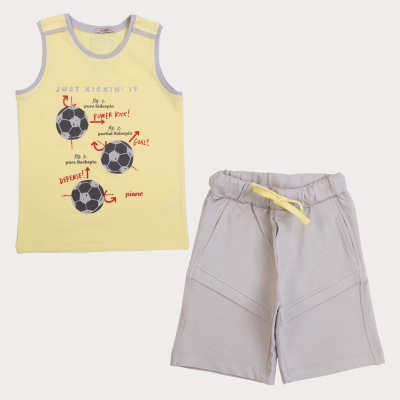 تاپ و شلوارک‏ یکرو لایکرا‏ و دورس ‏دو نخ