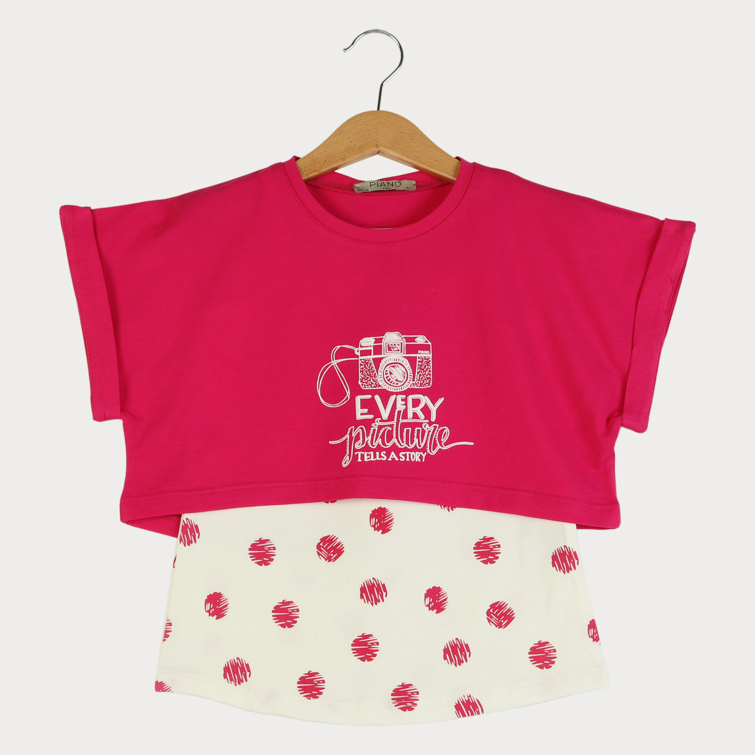 تاپ‏ و نیم‏ تنه‏ زیر و رو یکرو لایکرا