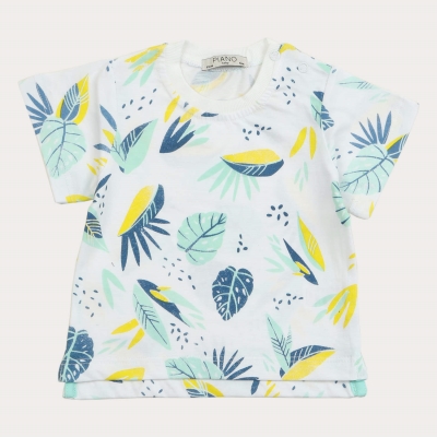 تیشرت‏ یکرو پنبه‏ یقه‏ گرد ساده