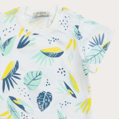 تیشرت‏ یکرو پنبه‏ یقه‏ گرد ساده