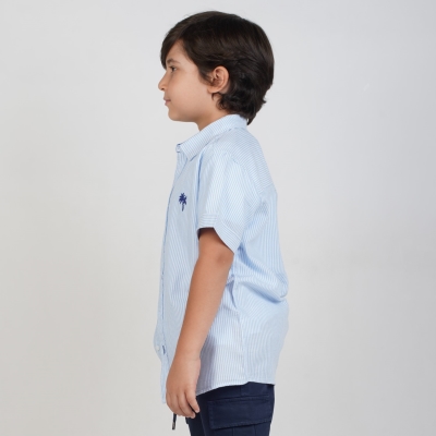 شومیز لینن راه راه (ست با کد 1964)