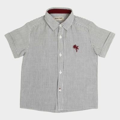 شومیز لینن راه راه (ست با کد 1964)