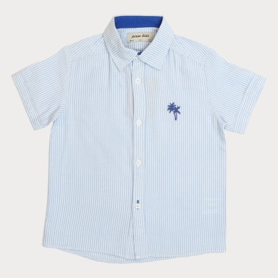 شومیز لینن راه راه (ست با کد 1965)