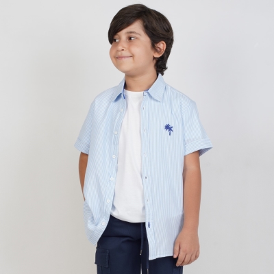 شومیز لینن راه راه (ست با کد 1965)