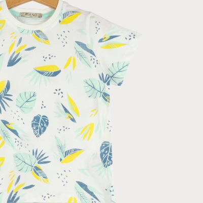 تیشرت‏ یکرو پنبه‏ یقه‏ گرد ساده