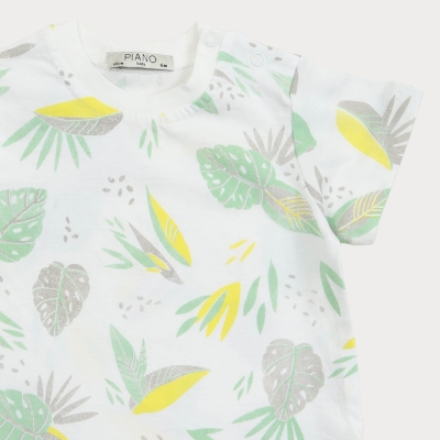 تیشرت‏ یکرو پنبه‏ یقه‏ گرد ساده