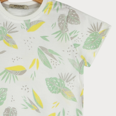 تیشرت‏ یکرو پنبه‏ یقه‏ گرد ساده