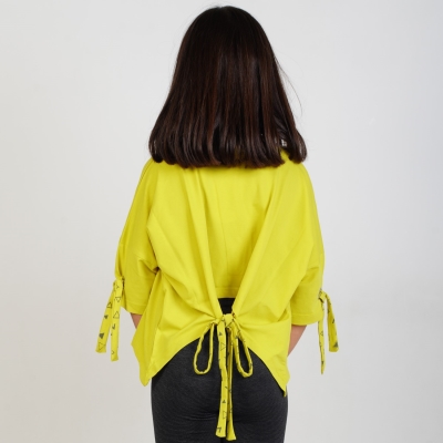 بلوز یکرو لایکرا پشت گره ای