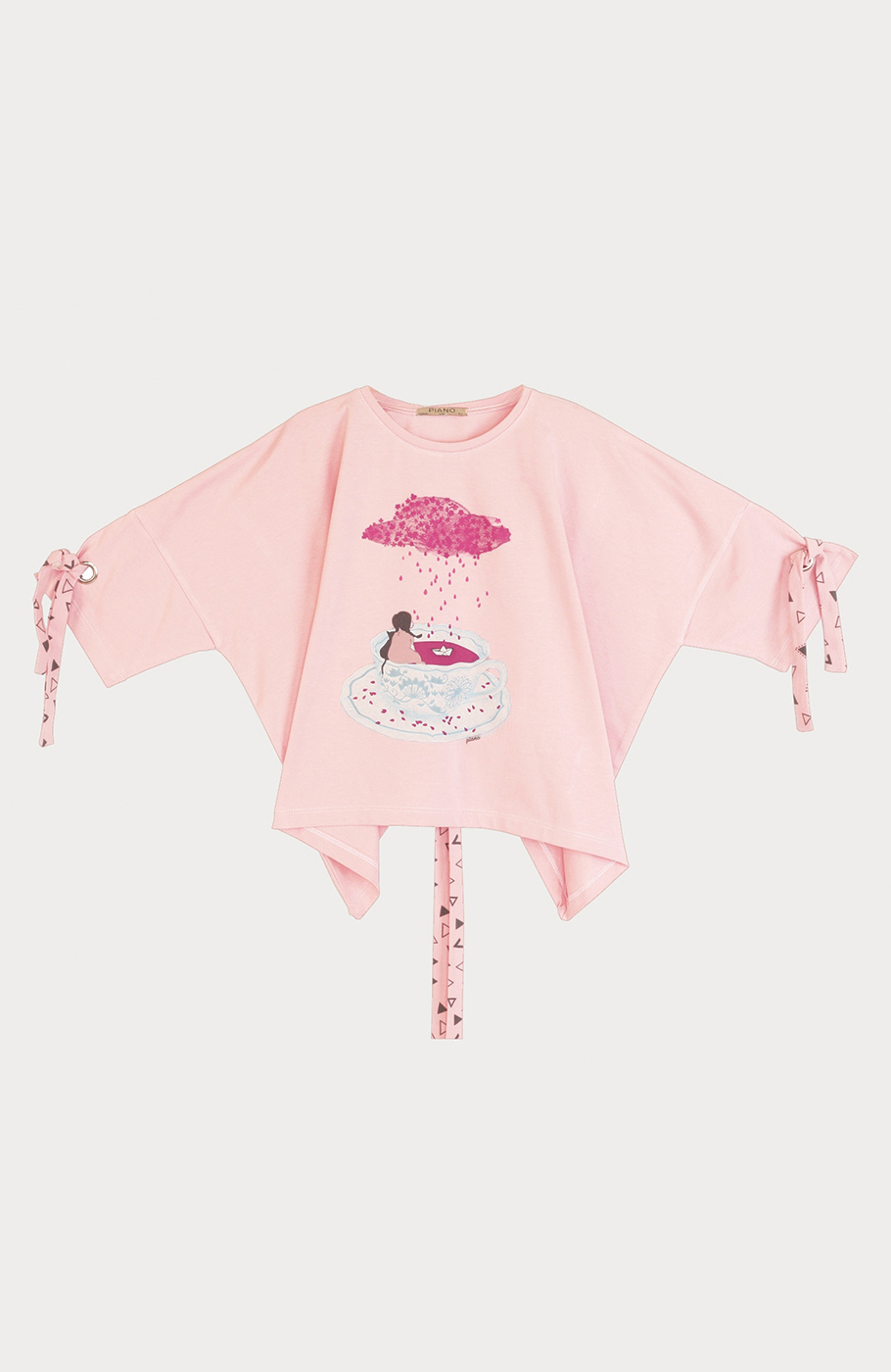 بلوز یکرو لایکرا پشت گره ای