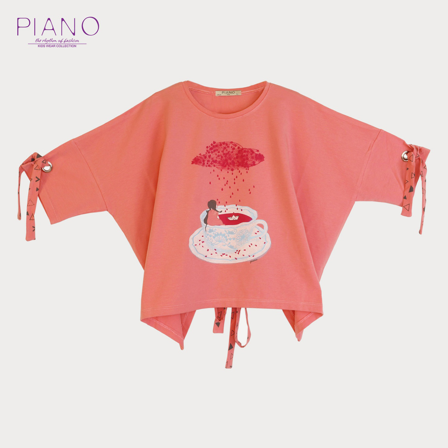 بلوز یکرو لایکرا پشت گره ای