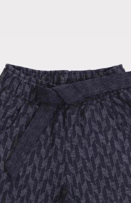 شلوارک ژاکارد لوزی