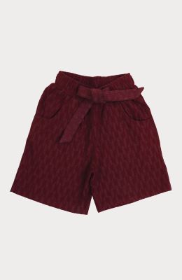 شلوارک ژاکارد لوزی