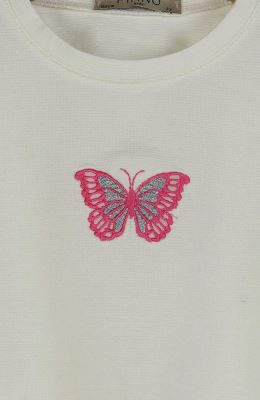 بلوز نیم تنه یکرو لایکرا لمه دار