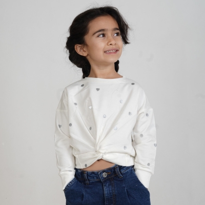 بلوز جلو گره ای دورس دو نخ