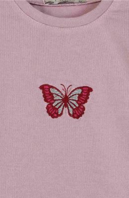 بلوز نیم تنه یکرو لایکرا لمه دار 