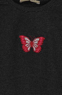 بلوز نیم تنه یکرو لایکرا لمه دار 