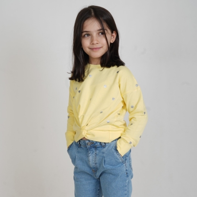 بلوز جلو گره ای دورس دو نخ