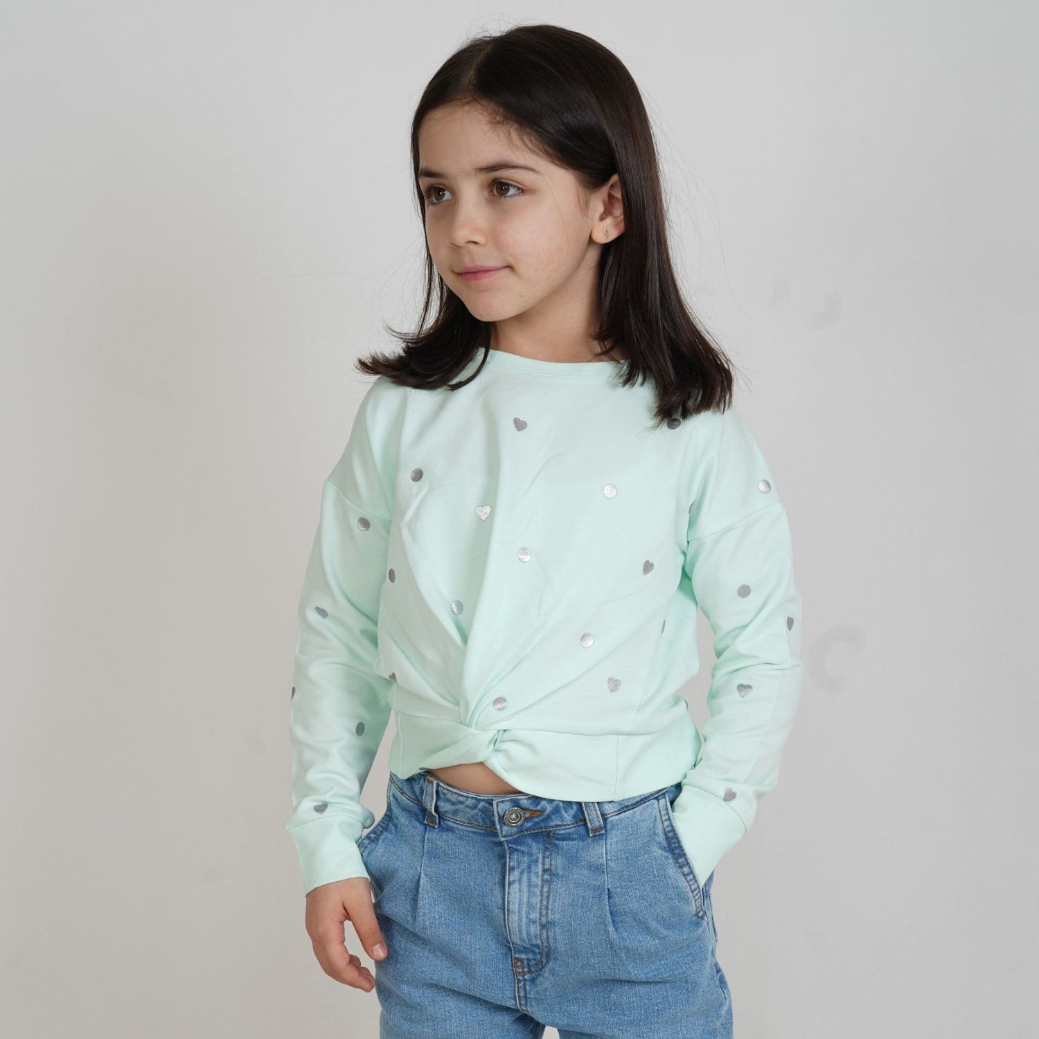 بلوز جلو گره ای دورس دو نخ