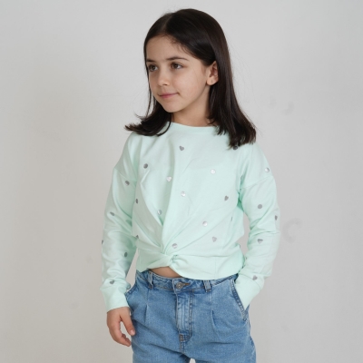 بلوز جلو گره ای دورس دو نخ