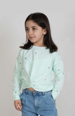 بلوز جلو گره ای دورس دو نخ