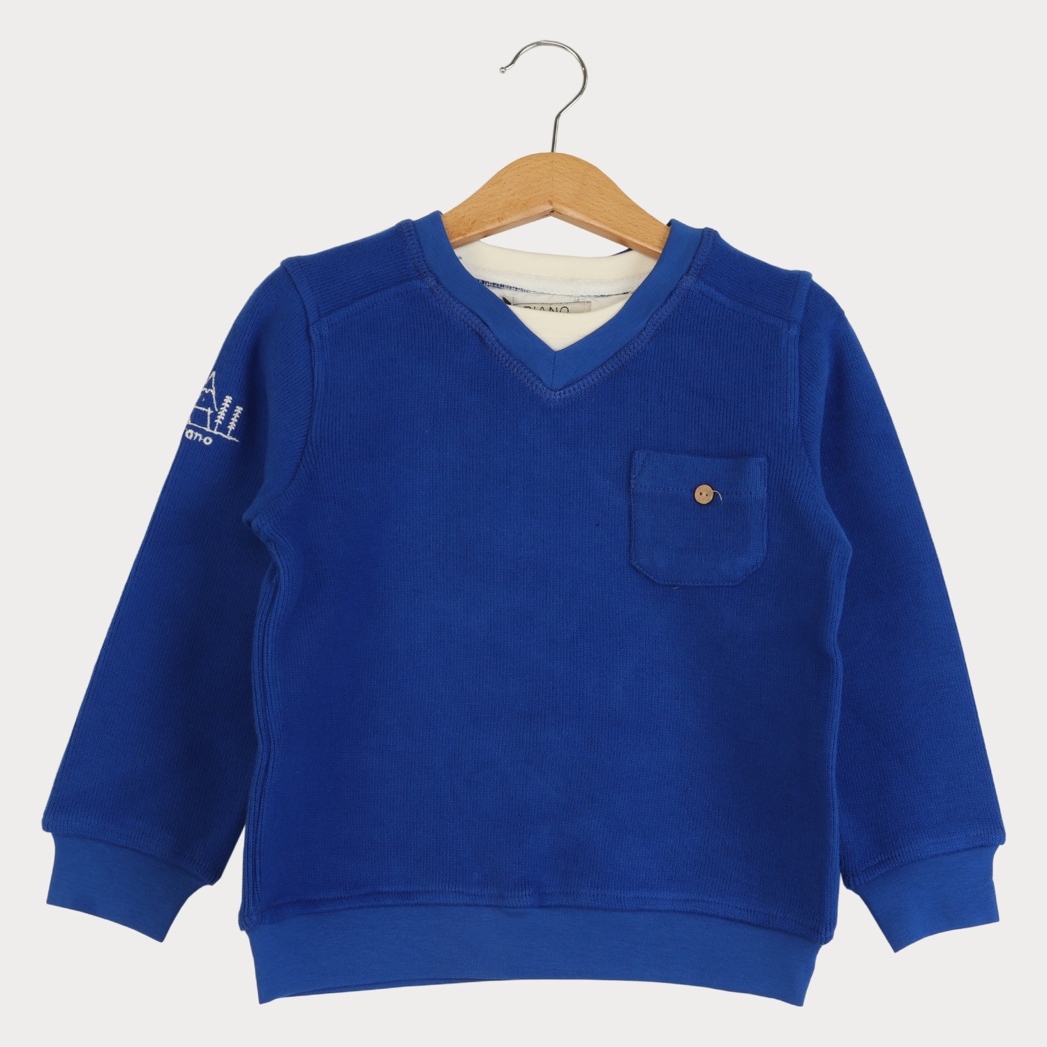 بلوز میلنگی یقه هفت