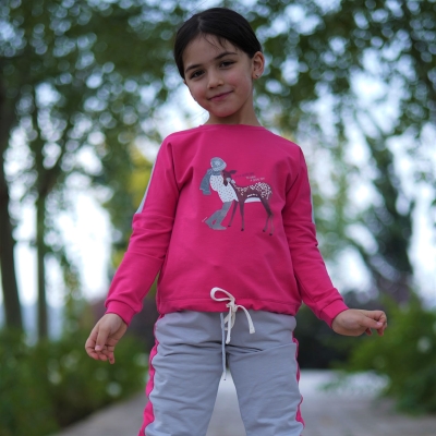 بلوز دورس لایکرا اسلپ (ست با کد 10056)