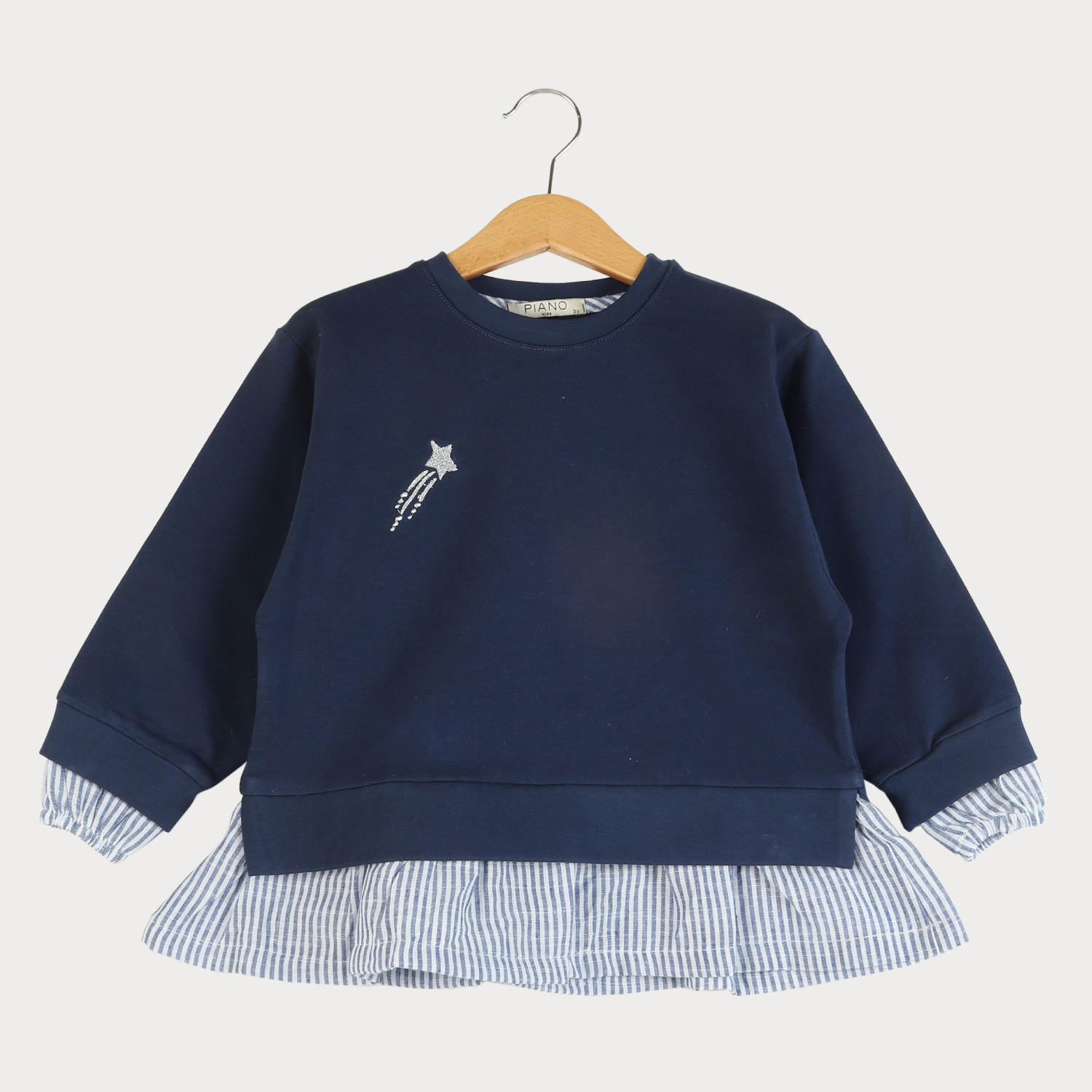 بلوز دورس لایکرا و لینن آستین افتاده