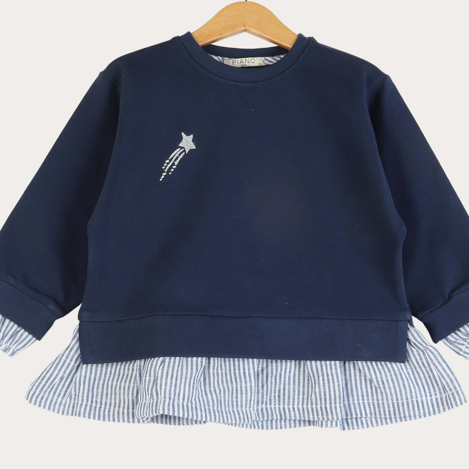 بلوز دورس لایکرا و لینن آستین افتاده