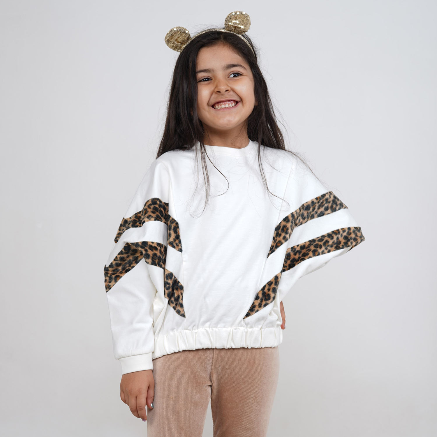 بلوز دورس لایکرا و پلنگی