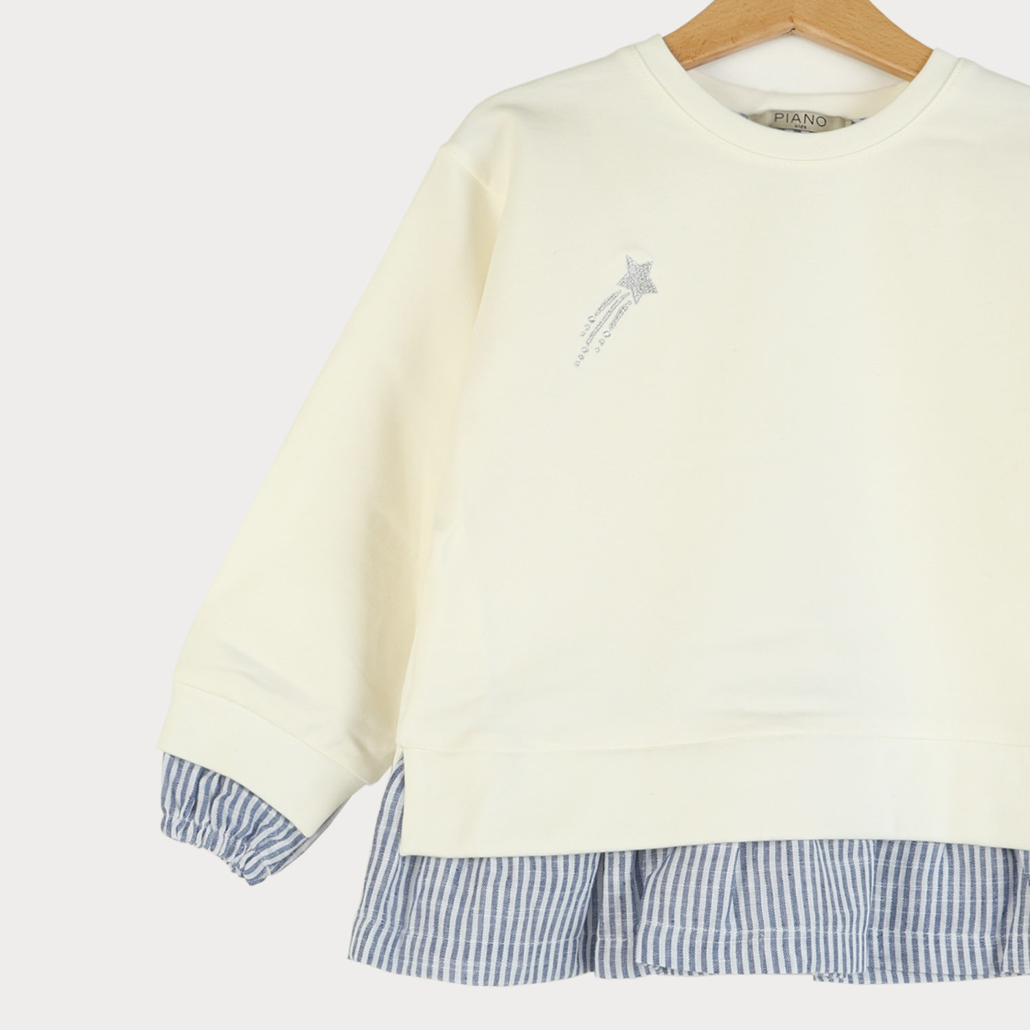 بلوز دورس لایکرا و لینن آستین افتاده