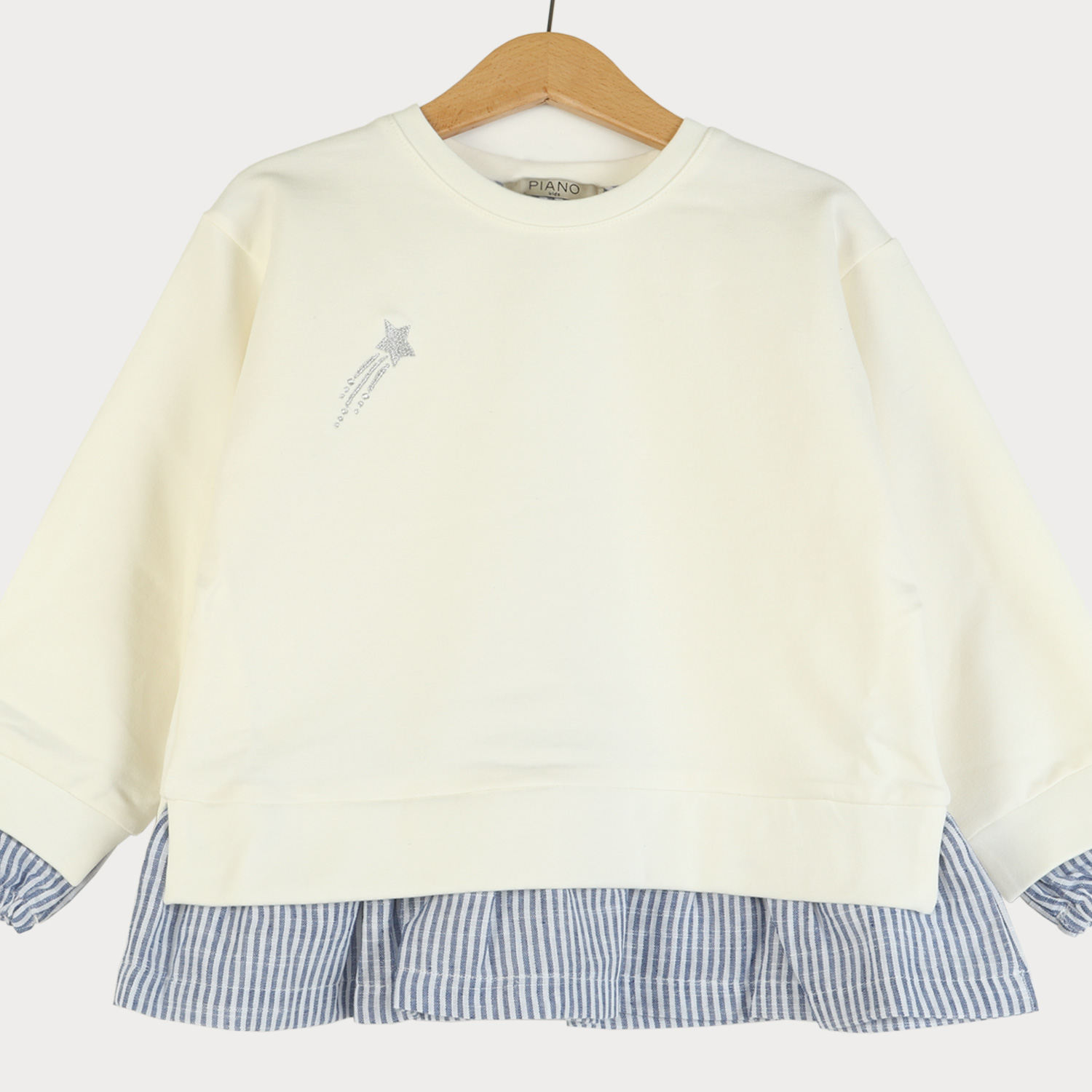 بلوز دورس لایکرا و لینن آستین افتاده