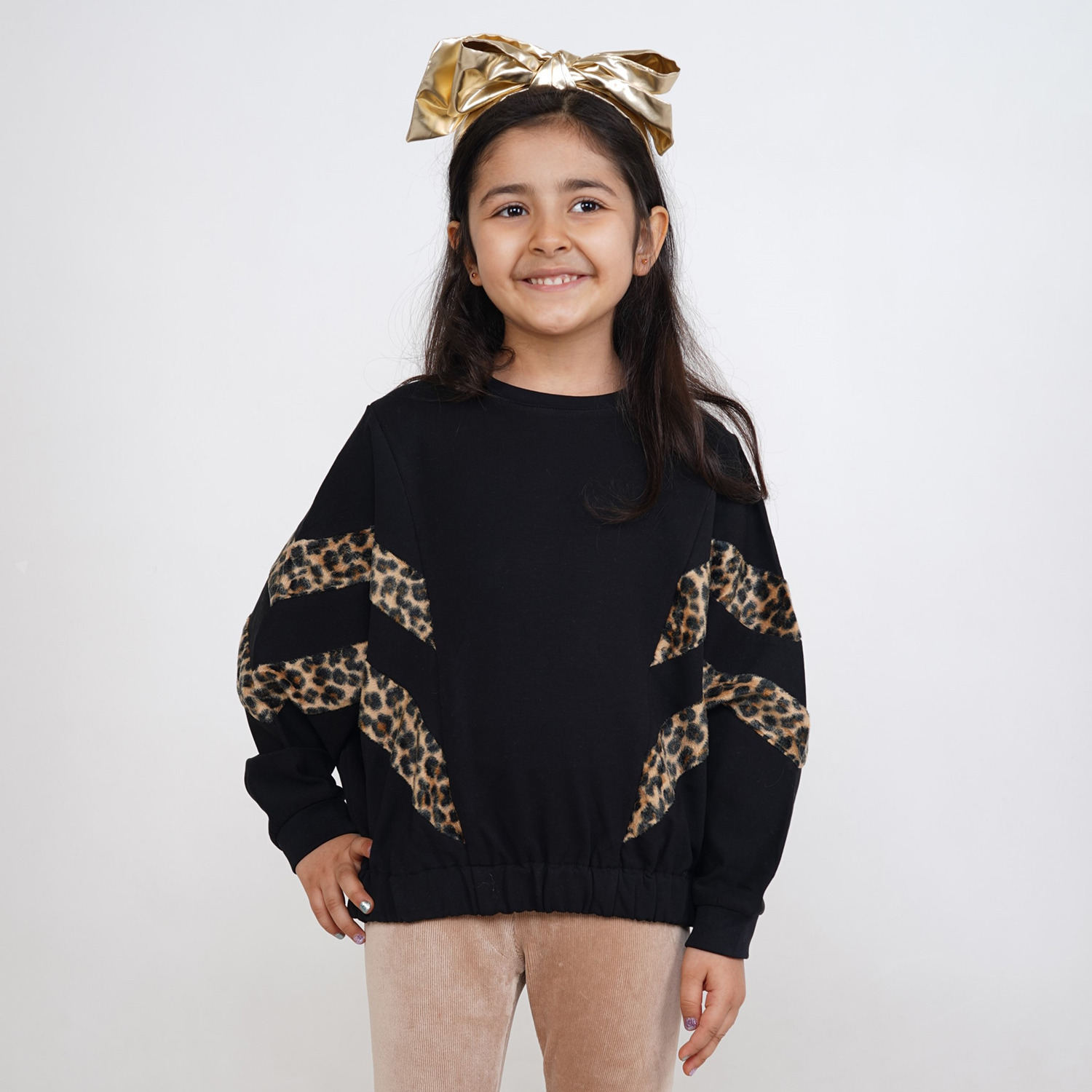 بلوز دورس لایکرا و پلنگی