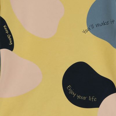 بلوز آستین افتاده رگولار دخترانه