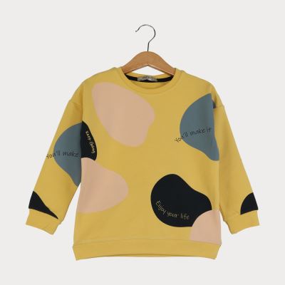 بلوز آستین افتاده رگولار دخترانه