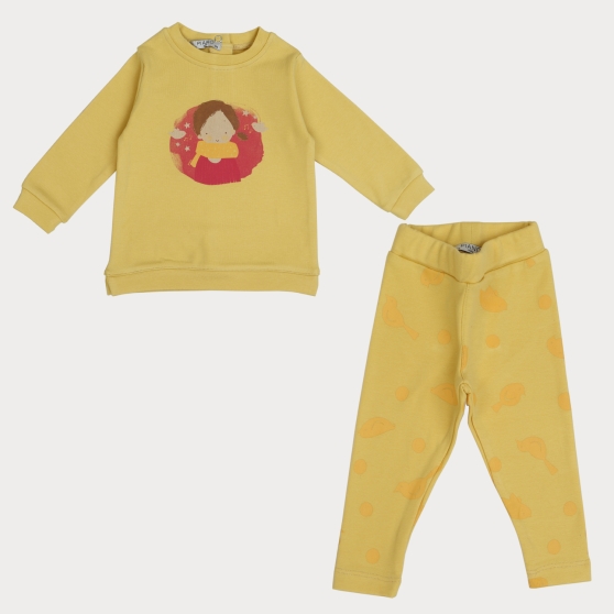 بلوز دمپا چاک دار و لگ نوزادی رگولار بلوز دمپا چاک دار و لگ نوزادی رگولار