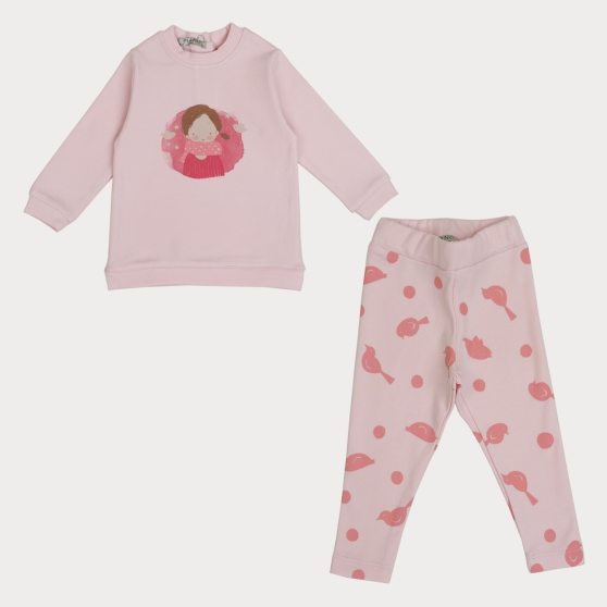 بلوز دمپا چاک دار و لگ نوزادی رگولار بلوز دمپا چاک دار و لگ نوزادی رگولار