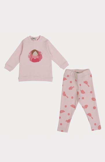 بلوز دمپا چاک دار و لگ نوزادی رگولار