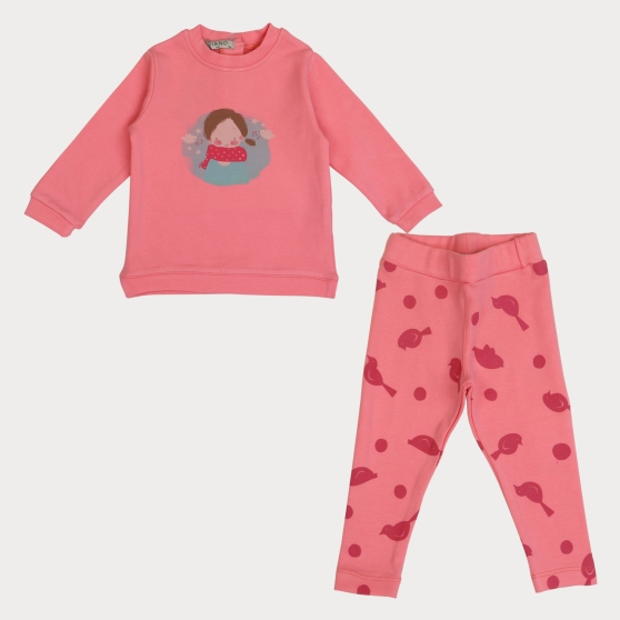 بلوز دمپا چاک دار و لگ نوزادی رگولار بلوز دمپا چاک دار و لگ نوزادی رگولار