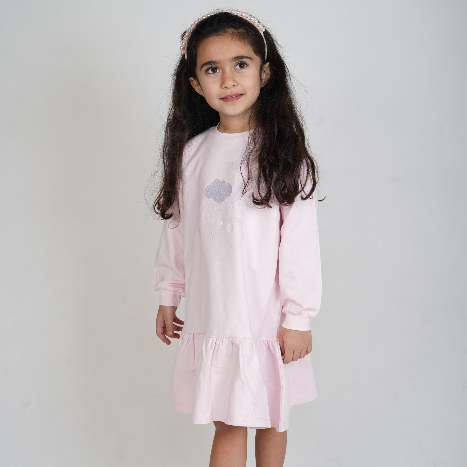 پیراهن آستین بلند افتاده اورسایز